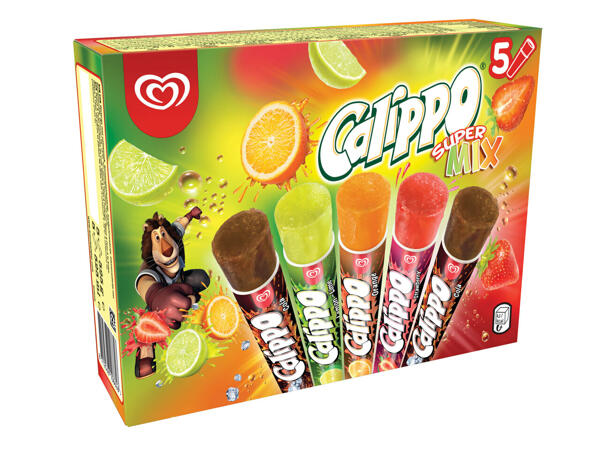 Glaces à l'eau calippo