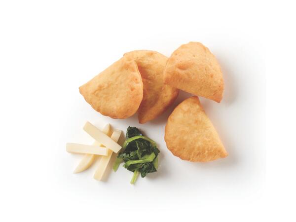 Panzerottini Rabe and Provola Cheese
