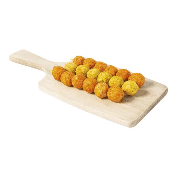 Hackbällchen-Spieß