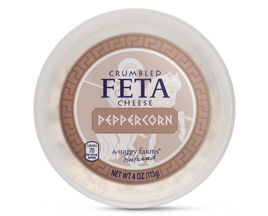 Happy Farms Preferred Peppercorn or Cranberry Feta Crumbles