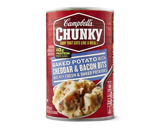 Campbell's 
 Chunky Chicken Corn Chowder or Baked Potato Soup