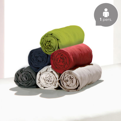 Drap-housse, 1 pers.