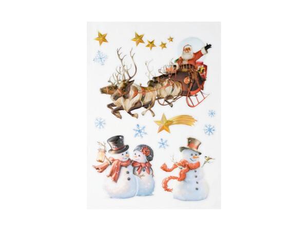 Livarno Home 3D Christmas Sticker Set