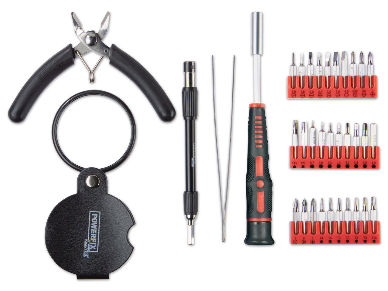POWERFIX(R)PROFI+ Feinmechaniker-Werkzeugsatz, 35-teilig