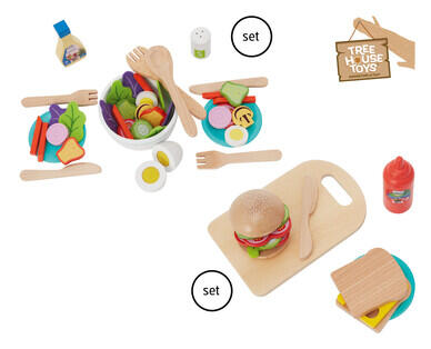 Wooden Play Food Sets