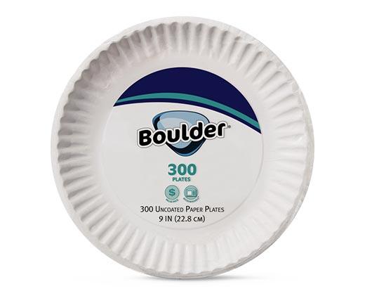 Boulder 
 Uncoated Paper Plates