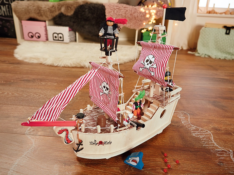 PLAYTIVE JUNIOR Doll's House, Portable Doll's House or Pirate Ship