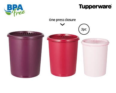 Tupperware Classic Canister Set 3pc