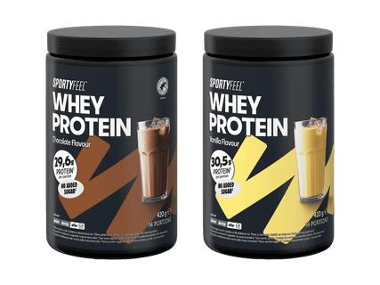 SPORTYFEEL Whey protéines avec 39% d'isolat