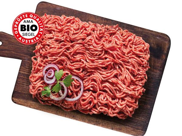 Frisches Bio Rinder Faschiertes