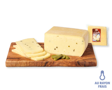 Raclette au poivre, ¼ de meule