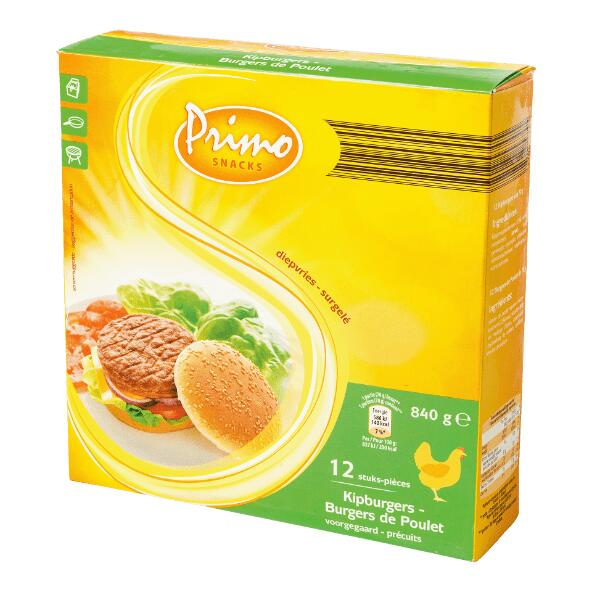 PRIMO SNACKS(R) 				Burgers de poulet