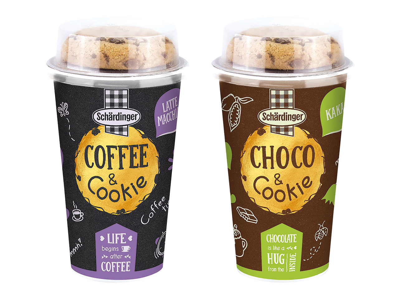 SCHÄRDINGER Choco&Cookie Kakao oder Coffee&Cookie Latte Macchiato