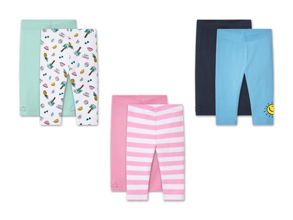 Kleinkinder Caprileggings, 2 Stück