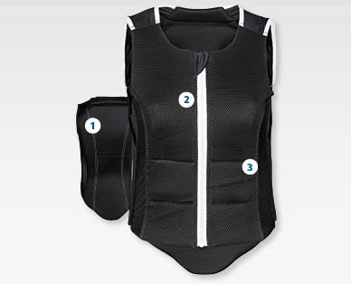 Gilet de protection dorsale INOC
