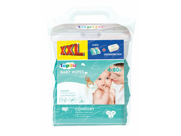 Lingettes humides pour bébés