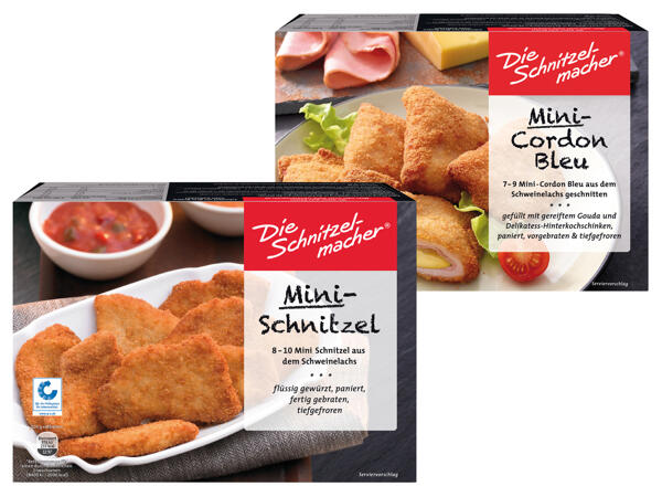 Die Schnitzelmacher Mini-Schnitzel/Cordon Bleu