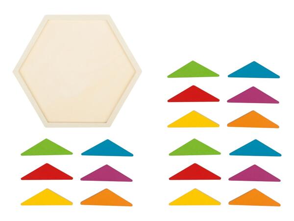 Playtive Wooden Rainbow Tile Game