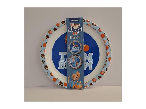 Kids' Team Blippi Dinner Plates - 2 Pack