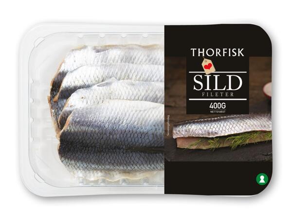 Fiskefrikadeller eller sildefileter