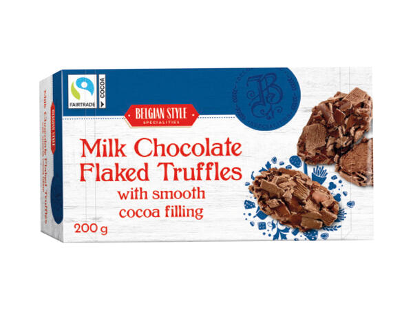 Belgian Style Flaked Truffles