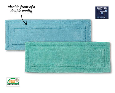 Luxury Cotton Tufted Bath Runner