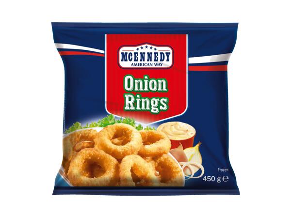 Battered onion rings