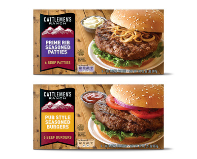 Cattlemen's Ranch Seasoned Burgers