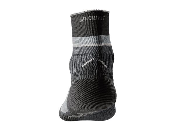 CRIVIT Adults' Grey & Orange Outdoor Socks - 2 Pairs