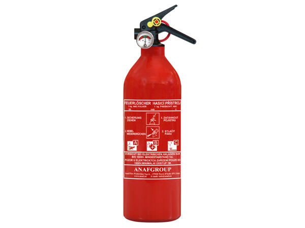 PRÁŠKOVÝ HASICÍ PŘÍSTROJ 1 kg
