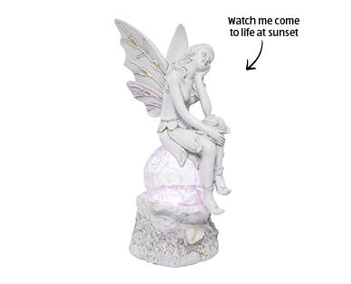 Solar Garden Statue