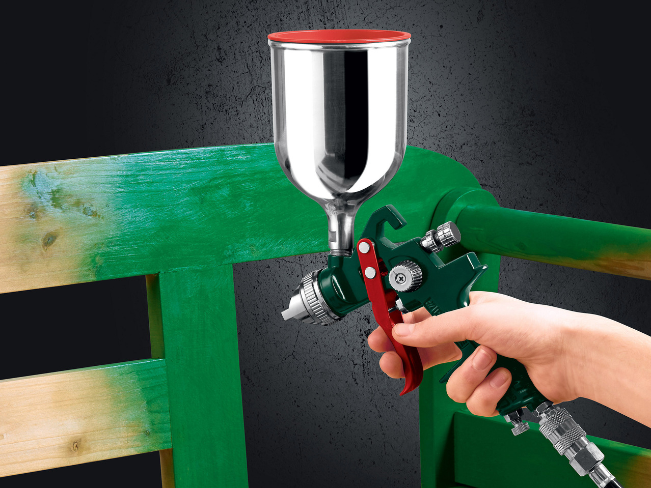 PARKSIDE 500ml Pneumatic Paint Spray Gun