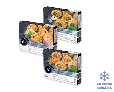 Mini-feuilletés pour l'apéritif GOURMET SNACKS