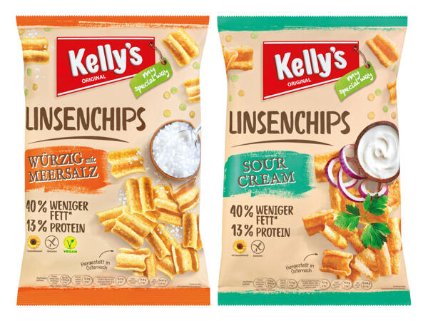 Kelly‘s Linsenchips/Kichererbsen