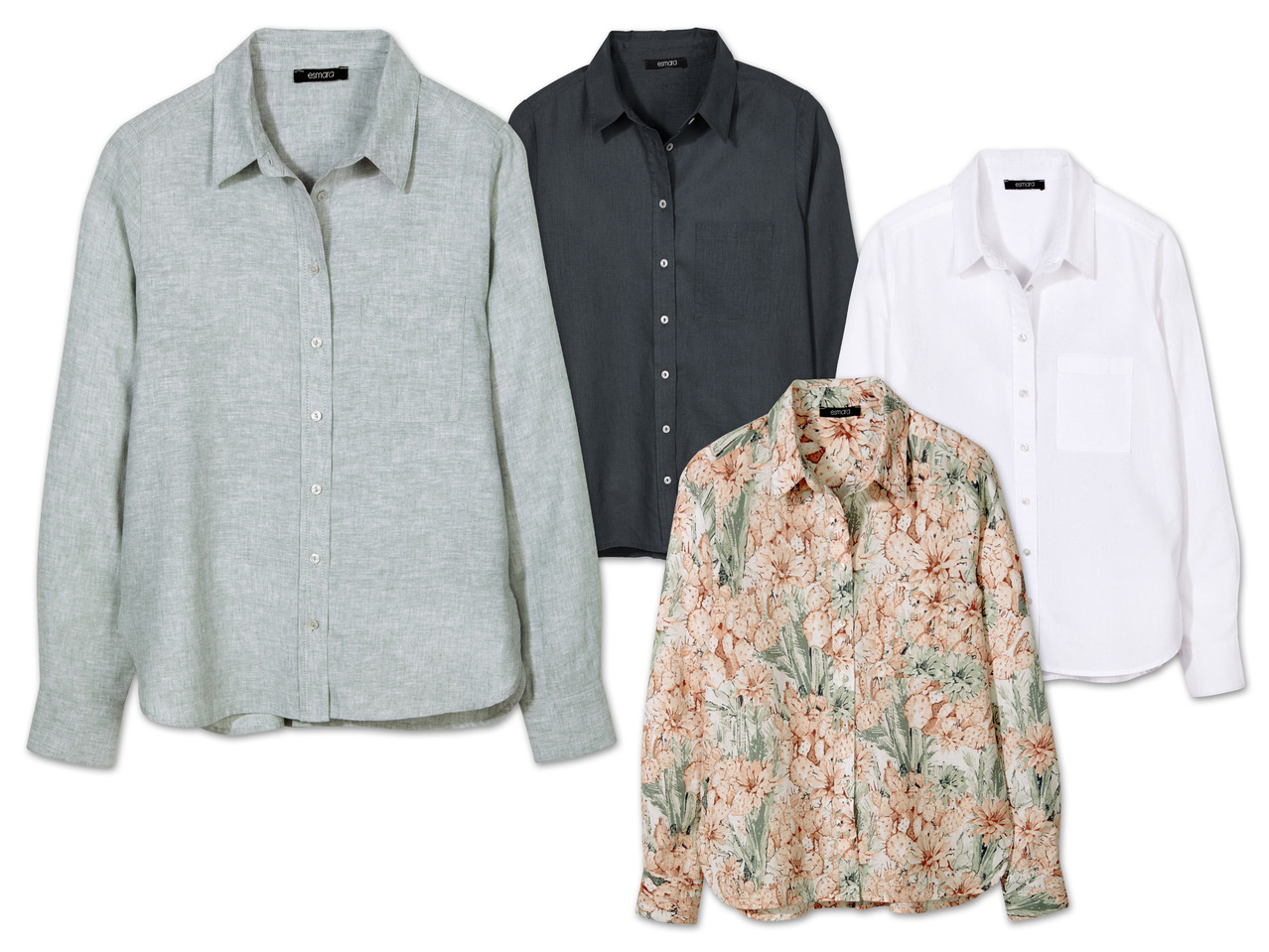 ESMARA(R) Damen Leinen-Bluse1