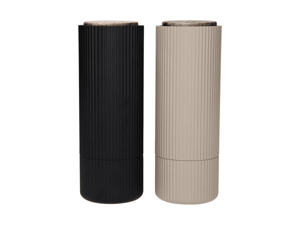 Set de moulins à sel et à poivre, 2 pièces