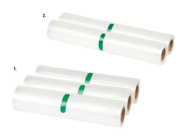 Rouleaux de film pour appareil de mise sous vide