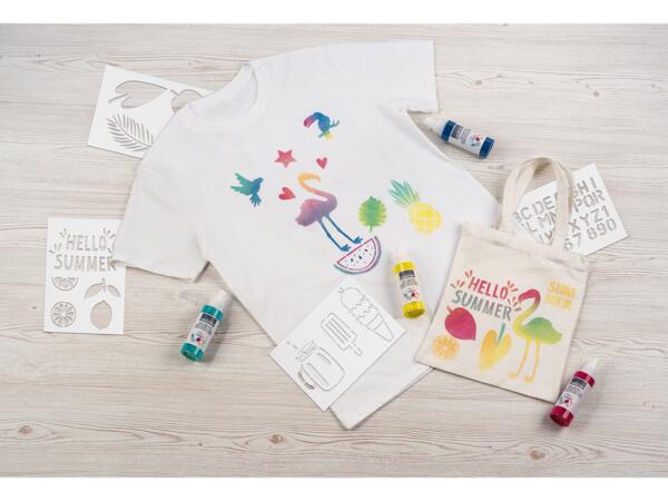 Fabric spray paint or pens