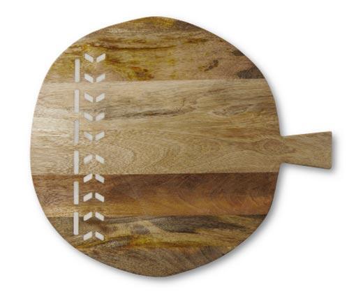 Crofton 
 Wood Cheese Board with Marble Inlay