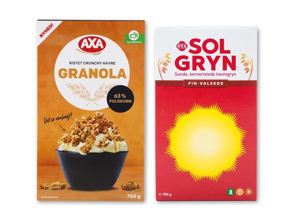 Granola eller OTA solgryn