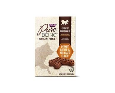 Pure Being Grain Free Crunchy PB & Molasses Dog Biscuits