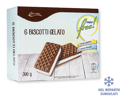 Biscotti gelato senza glutine ENJOY FREE!
