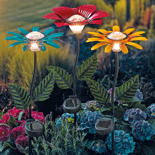 LED-Solar-Gartenstecker