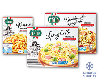IL GUSTO DELL ITALIA Pâtes aux spécialités de la mer