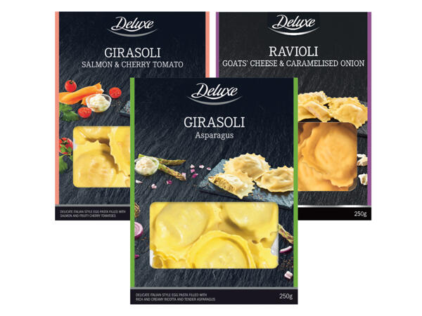 Färsk fylld pasta