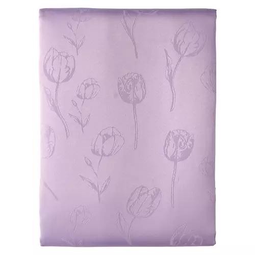 60" x 102" Premium Jacquard Tablecloth - Purple