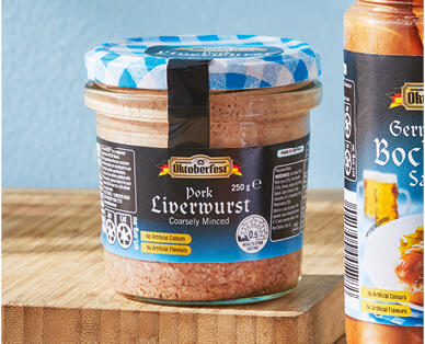 Oktoberfest Pork Liverwurst 250g