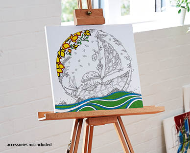 Johanna Basford Colouring Canvas 16" x 16"