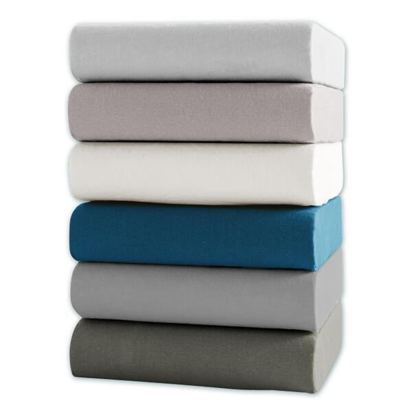 Interlock Doppeljersey-Spannbetttuch