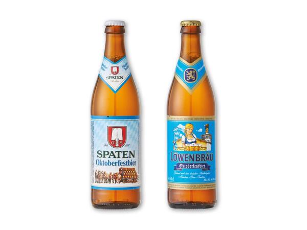 Spaten eller Löwenbräu oktoberfestøl